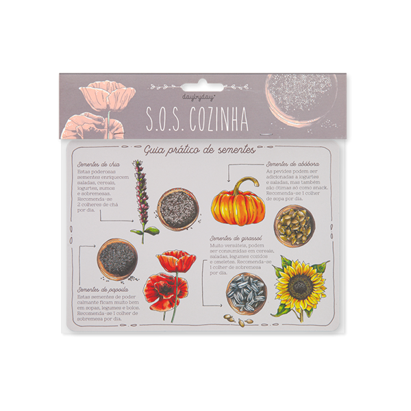 SOS COZINHA - GUIA PRÁTICO DE SEMENTES