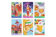 AROUND THE WORLD - 7-FAMILY CARD GAME