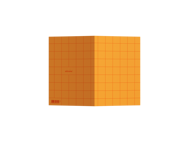POSTCARD - ORANGE SQUARES (SQUARED)