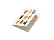 POSTCARD - FISHES - DRAWING 001