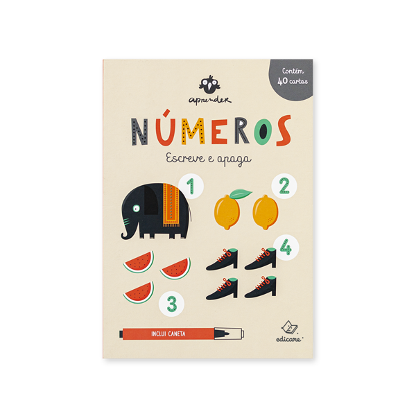 ESCREVE E APAGA — NÚMEROS
